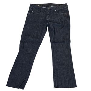 William Rast Jeans Womens Size 26 Denim Flap Pocket Bootcut Dark Wash USA